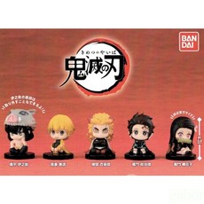 BANDAI 萬代 鬼滅之刃 坐姿公仔 P1 扭蛋 轉蛋 竈門炭治郎 竈門禰豆子 我妻善逸 正版授權, 1個, 炭治郎,現貨