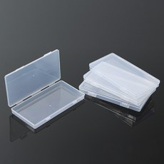 [혜명몰] 슬림 플라스틱케이스 4p세트 16.5x8.5cm, T17 슬림 플라스틱케이스 4p세트(16.5x8.5cm