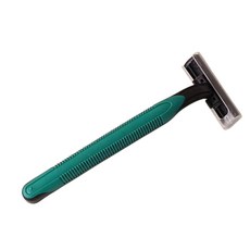 拋棄式刮鬍刀 雙層刀片 一次性刮鬍刀 剃須刀 剃鬍刀 括鬍刀 剃刀刮鬍刀, 1個, 1個裝