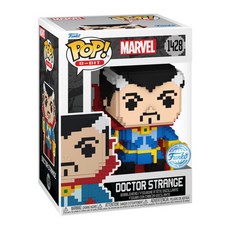 FUNKO POP Marvel: 8-Bit- 奇異博士 經典漫威英雄 獨特復古像素風格 收藏模型, 1個