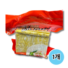 태국 사암띠 생면 에그누들 만두피 500g worldfood, 1개