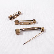 싼비즈 [9-805-02]브로치핀 공공핀 16/24/30mm 신주버니쉬 1개