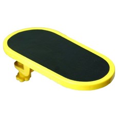 코모스코 편안한 테이블 키보드 마우스 팔걸이 270 x 140 mm, 옐로, 1개