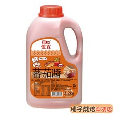 憶霖 番茄醬 3.2kg 桶裝 薯條 炸物 熱狗 番茄沾醬, 1個