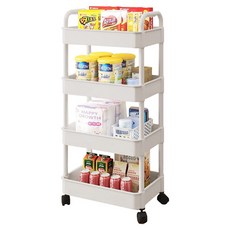 Tiger Pavilion 심플 베이직 트롤리 4단, 아이보리