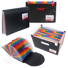 아코디언파일함 인덱스 섹션파일 파일첩 파일통 파일집 아코디언포켓 도큐먼트파일, 2.(덮개형)