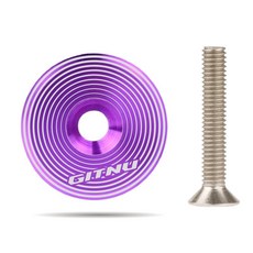 自行車山地車公路車鐳鵰炫酷把立蓋碗組上蓋自行車把立配件, 紫色-003, 1個