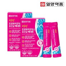 일양약품 이너 프로바이오틱스 유산균 베네핏, 60g, 2개