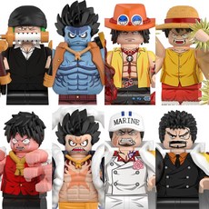 원피스(ONEPIECE) 해적왕 애니메이션 캐릭터 브릭미니피규어 컬렉션 취미/수집/장식/컬렉션용 커스텀 호환 블록피규어 8종 시리즈 VER.09, 1개, OPC-0909. 원피스 8종 세트 VER.9(로켓) 1개, OPC-0909. 원피스 8종 세트 VER.9(로켓)