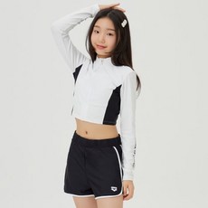 아레나 키즈 남녀공용 수영복/래시가드 아레나 키즈 인스파이어 아동 A4BG1GS81WHT