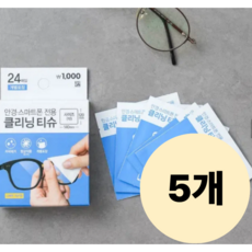 휴대용 렌즈 클리너 24P, 5개