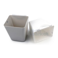 숍블리 트롤리 수납 바구니 미용실카트정리, 그레이