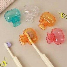 심플한 휴대용 칫솔케이스 방수 위생 여행용 칫솔치약 보관 케이스, 투명