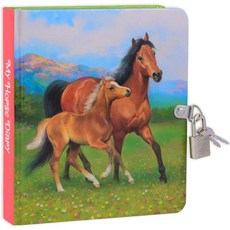 유니콘 다이어리 세트 꾸미기 불빛 노트 몰리비 키즈 말 자물쇠 및 열쇠 208페이지 크기 6.25인치 x 5.5인치 생일 선물 연령 5세 6세 7세 8세 9세