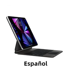 AJIUYU 매직 키보드 iPad Pro 11 인치 12.9 "2018-2022 Air 5 4 10th 스마트 커버 자기 포르투갈어 스페인, 03 Ipad Pro11 2020