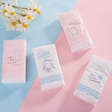 彩色印花手帕紙可愛女孩面巾紙便攜小包紙巾彩色餐巾紙可溼水, 1個, 可愛女孩印花手帕紙【8包】