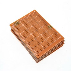GAT 10PCS DIY 보드 7CM 프로토 범용 PCB 종이 노란색 5CM 5X7 타입