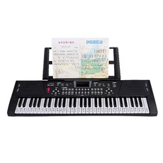 61鍵多功能電子琴, 多樂61鍵電子琴黑色, 1個, BD-6602