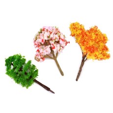 리븐즈 내추럴 가드닝 테라리움 소품 미니어처 나무 1P 정원장식, 황금나무