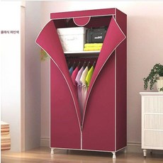 코너옷장 경제적 심플 인, 70 와이드 퍼플 레드