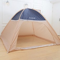 겨울 원터치 접이식 난방텐트 싱글 침대 특대형 실내 방한텐트 우풍차단 보온 거실텐트
