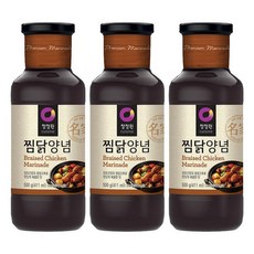 청정원 찜닭 양념 500g 3개
