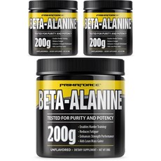 Primaforce Beta丙氨酸粉 無調味, 200g, 3罐