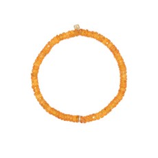 시드니에반 칵테일 14K 옐로 골드 스페사르트암 브레이슬릿