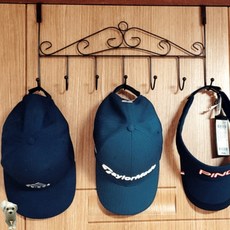 꿀이맘투 7구 도어행거 블랙 문걸이옷걸이