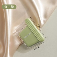 針線盒家用高質量好縫紉縫補衣服收納實用宿舍便攜迷你套裝針線包, 復古綠, 1個