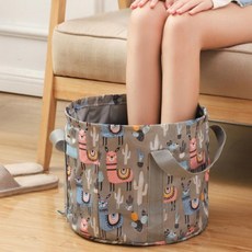 족욕통 접이식족욕기 발족욕기 추천 생신선물 세차통, 1개, 알파카 핑크 중형(1062-4)