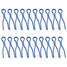 20Pcs 보빈 스레드 홀더 보빈 클립 홀더 스레드 친구 스레드 스풀 클립, 파란색