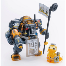 616toys® 聖斯基 B.DUCK 國潮機甲斯巴達克 19週年黑武士限定版組裝模型, 1個
