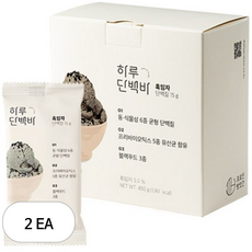 프로틴방앗간 하루단백질바 흑임자, 450g, 2개