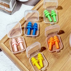 알리마바 소음차단 귀마개 귀마개수면, 분홍