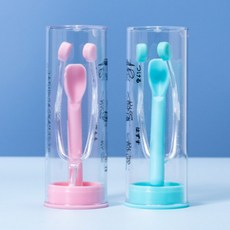 렌즈 끼는 빼는 도구 집게 흡착봉 뽁뽁이 하드 소프트 드림 콘택트 랜즈 도구 끼우는 넣는 착용 석션 기구 케이스 세트 제거봉 핀셋, 핑크, 1개
