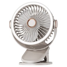 B SMI認證 F16 6吋靜音夾扇，USB供電手持夾立三用，辦公室/居家/戶外便攜涼風, 白色6吋, 白色6寸, 10000毫安