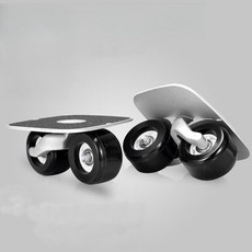 라인스케이트 입문용 댄싱 숏보드 오빗휠 스케이트화 인라인 롤러 피겨 스피드 스케이트 보드 용품, 화이트/블랙 휠 (도구+베어링2+가방), 1개