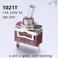 토글 스위치 1021T 용접 직선형 로커 레버 1322T/1321/6피트 3단 기어 파워 15A32A250V AC, 04 15A 1021T, 1개