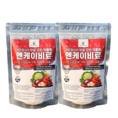 친환경마켓 엔케이비료 13-0-13 마그네슘 유황 아미노산 미량요소 함유 NK비료 텃밭용 복합비료 식물영양제 알비료 알갱이형, 2개, 500g