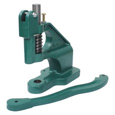 수동 단추 기계 똑딱이 펀치 프레스 핸드프레스 DIY 공방 제작 도구 작두기계, 초록단추기계, 1개