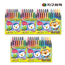 지구화학 뽀로로 미니 색연필, 24색, 5세트