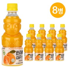 제주팡 한라봉 감귤주스 100%착즙, 8개, 320ml