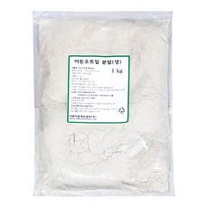 [주문제품] 0689. 오트밀 분말 (귀리.생) - 이든 1kg, 1개