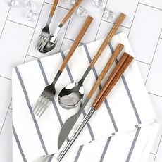 르리에 오리엔트 커트러리 6종 브라운, 티포크, 티포크, 1개