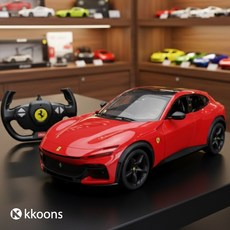 라스타 rc카 1:14 페라리 푸로산게 suv 슈퍼카 어린이 무선 조종 알씨카, 1개, 푸로산게 레드