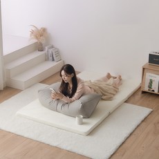 동서가구 EZ매트 HR폼 3단 접이식 슈퍼싱글 SS 토퍼 매트리스 DF637087