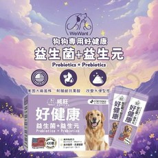 喵啾寵物小舖 威旺好健康犬用益生菌 調整腸胃 增強免疫 維持皮膚健康, 1個