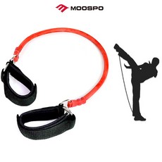태권도밴드 발차기 옆차기 킥 연습 스트레칭 탄성 탄력 근력, 1개