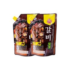 오뚜기 갈비양념(스파우트팩) 480g 2개, 2세트